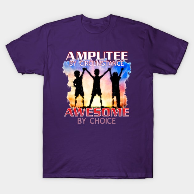 Awesome Amputee (Kids) T-Shirt by Terrible Ampu-Tees